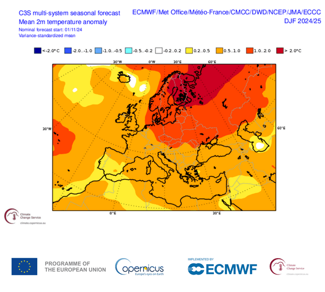 Anomalie probable de températures